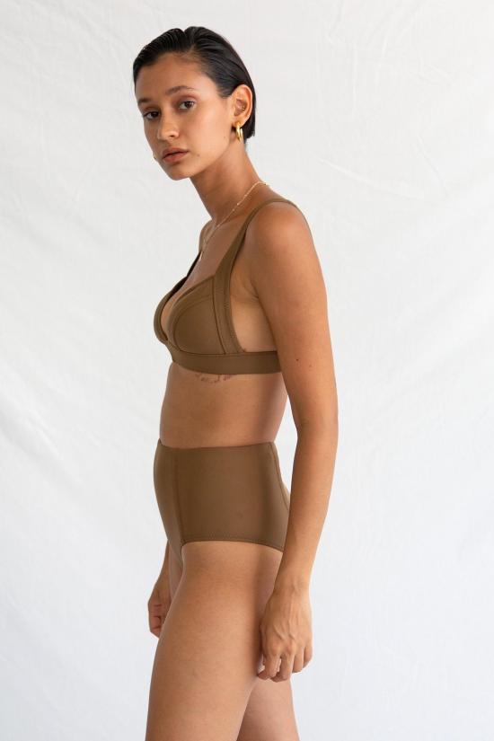  Galamaar 비키니 수영복 갈라마르 하이 바텀 카카오 - OTHER BRANDS