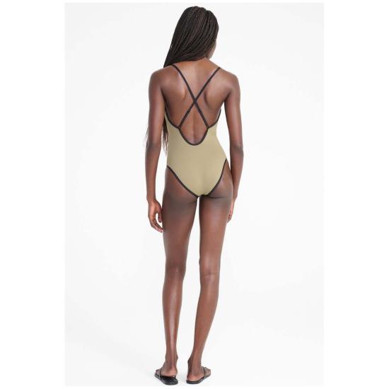  스타우드 원피스 수영복 스카이  타임/블랙 - STAUD