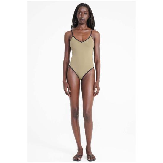  스타우드 원피스 수영복 스카이  타임/블랙