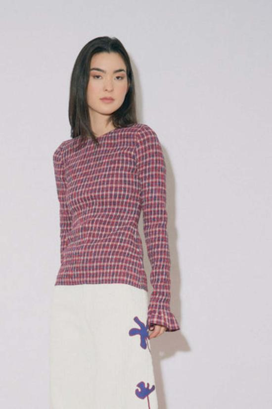  오세븐데이즈 블라우스 오 세븐 데이즈 리사 탑 - OHSEVENDAYS