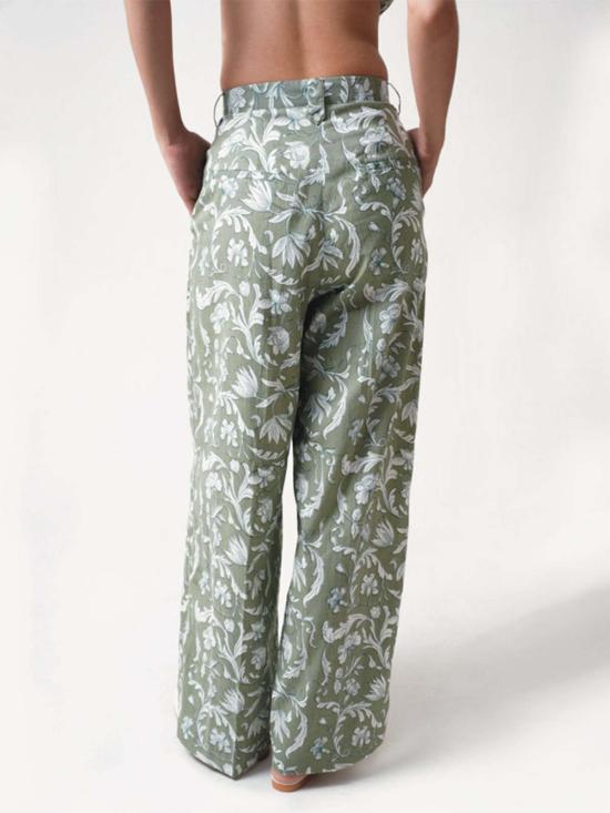  IKKIVI 스트레이트 팬츠 이키비 루 팬츠 그린 - OTHER BRANDS