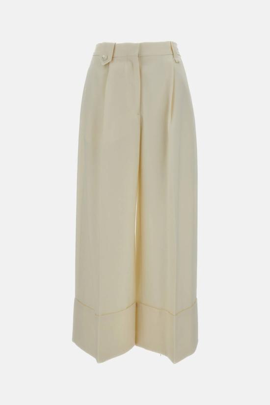  시몬로샤 크롭 팬츠 시몬 로샤 크롭 와이드 팬츠 화이트 - SIMONE ROCHA
