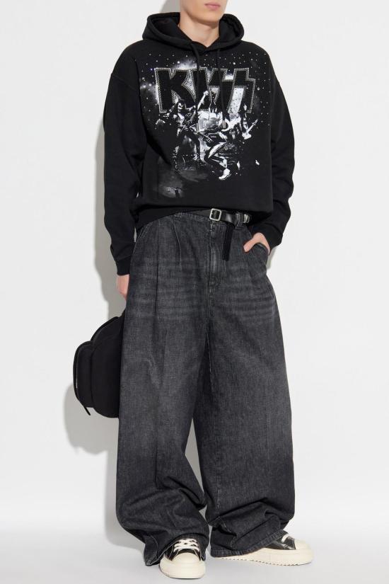  디스퀘어드2 긴팔 티셔츠 Dsquared2 X Kiss 후드티 - DSQUARED2