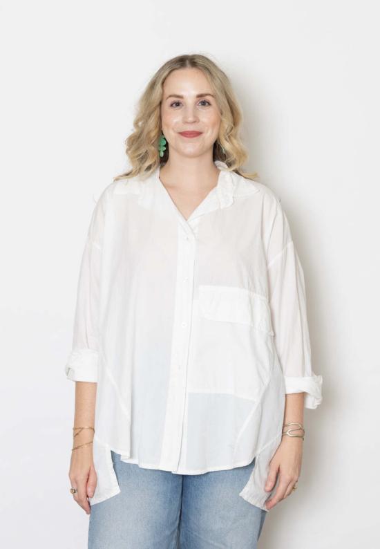  SBJ Austin 셔츠 SBJ 오스틴 바이올렛  라이트 블루 스트라이프/다크 블루 스트라이프/화이트/모카