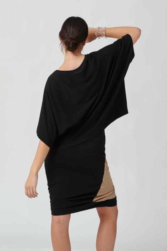  아라 블라우스 포르마 유기농 면 탑 블랙 - ARRA