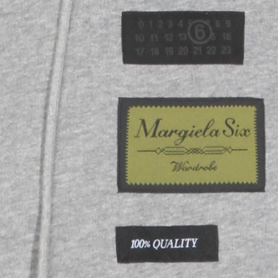 MM6 메종마르지엘라 긴팔 티셔츠 Mm6 메종 마르지엘라 코튼 스웨트셔츠 그레이 - MM6 MAISON MARGIELA