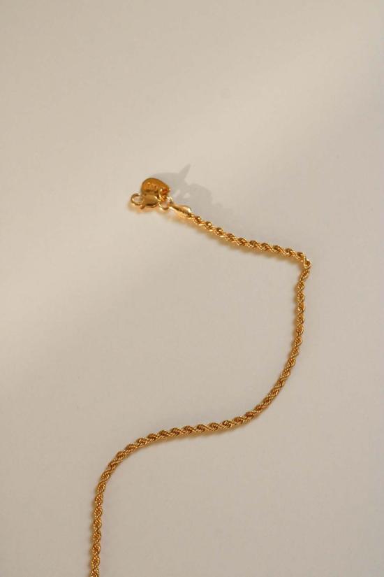  오디세이아 네크리스 오디세아 뉴욕 로프 체인 목걸이 14K 골드 - ODISSEA