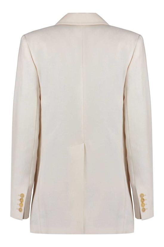  막스마라 자켓 Max Mara 보미아 리넨 블레이저 파나 - MAX MARA