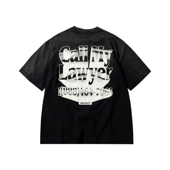  마켓 반팔 티셔츠 콜 마이 로이어 3D 티셔츠 - MARKET