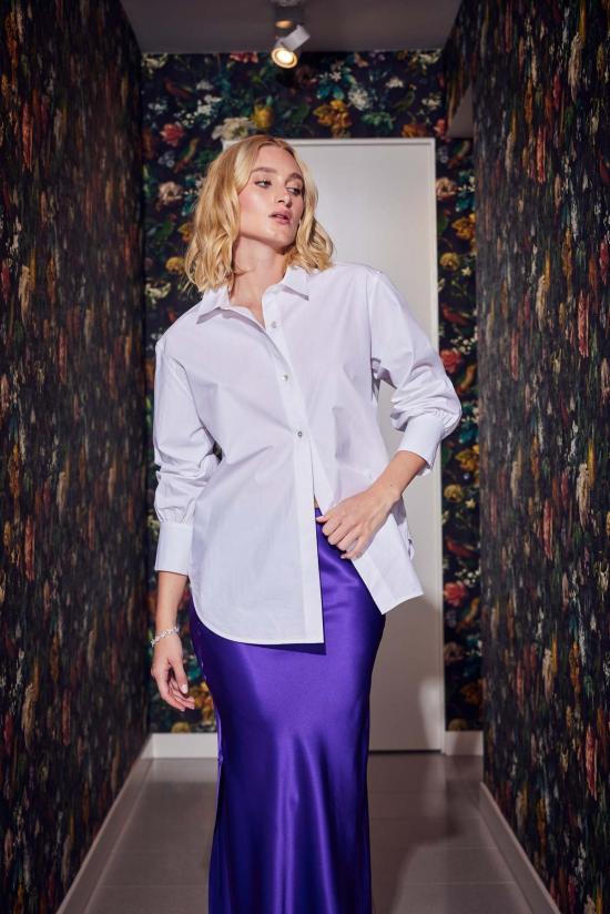  Lindsay Nicholas New York 셔츠 린지 니콜라스 뉴욕 마샤 오버사이즈 셔츠 화이트 - LINDSAY NICHOLAS NEW YORK