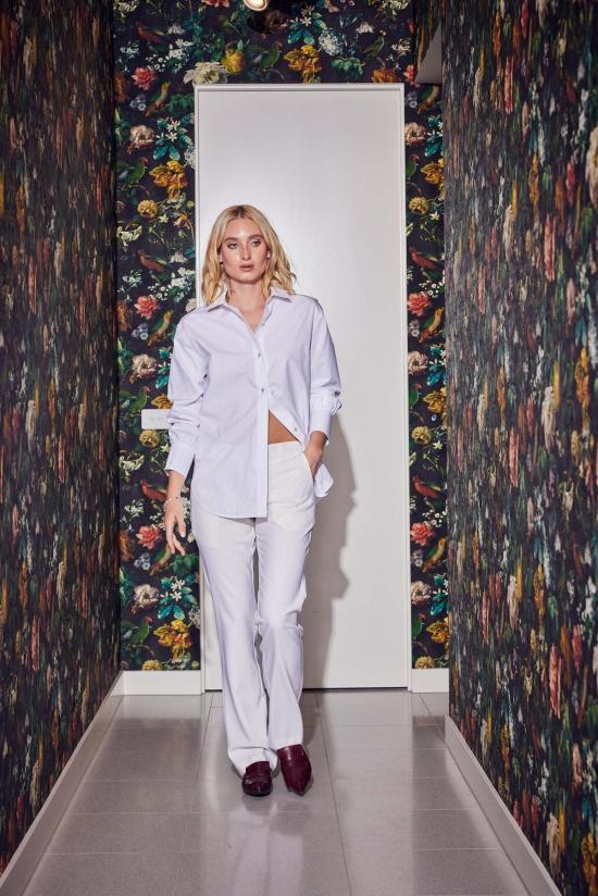  Lindsay Nicholas New York 셔츠 린지 니콜라스 뉴욕 마샤 오버사이즈 셔츠 화이트 - LINDSAY NICHOLAS NEW YORK