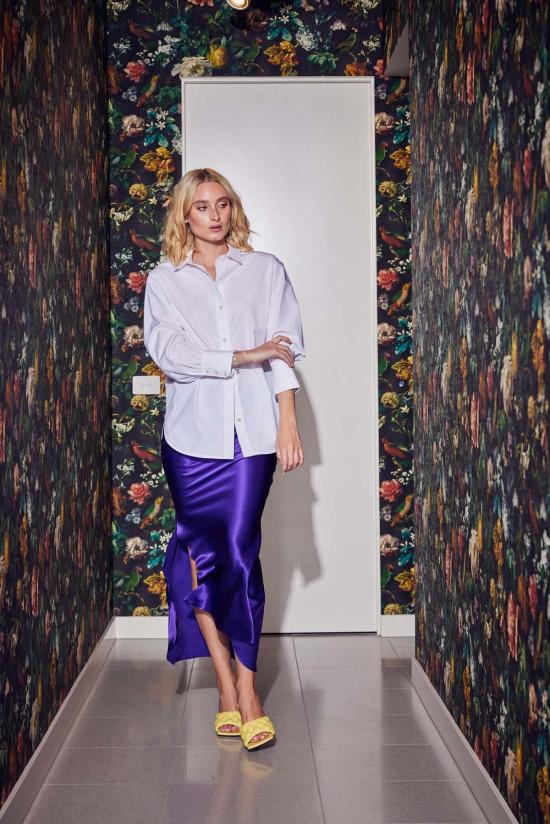  Lindsay Nicholas New York 셔츠 린지 니콜라스 뉴욕 마샤 오버사이즈 셔츠 화이트 - LINDSAY NICHOLAS NEW YORK