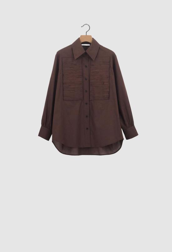  JULIA JENTZSCH 셔츠 Julia Jentzsch Alaia 코튼 셔츠 메이플 - JULIA JENTZSCH