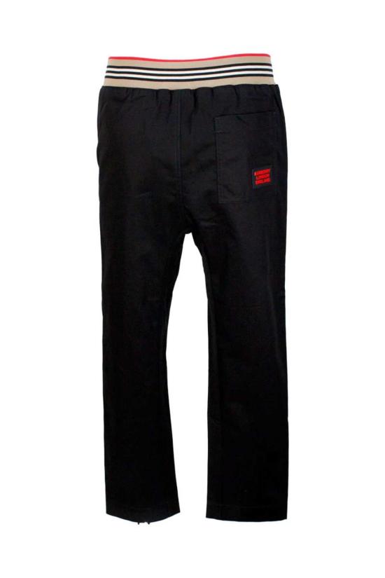  [키즈] 버버리 트레이닝/조거 팬츠 키즈 하의 블랙 - BURBERRY