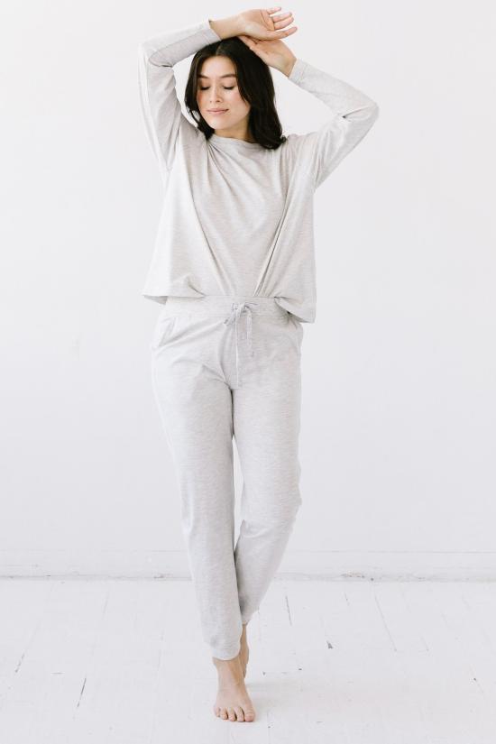  Salua Lingerie 스트레이트 팬츠 살루아 란제리 브러시드 피마 코튼 조거 팬츠 - OTHER BRANDS