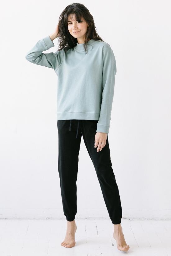  Salua Lingerie 스트레이트 팬츠 살루아 란제리 브러시드 피마 코튼 조거 팬츠 - OTHER BRANDS