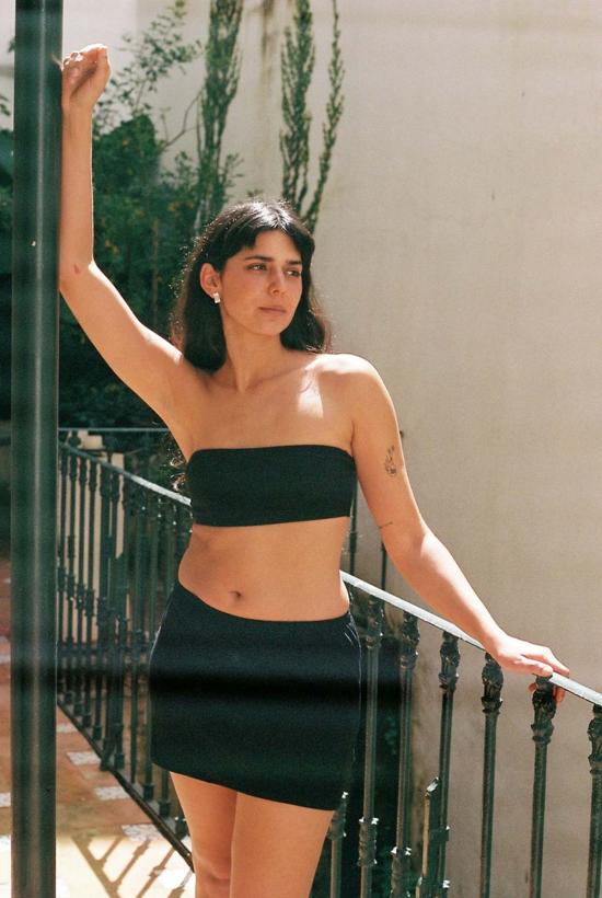  질 로드리게즈 숏 스커트 길 로드리게스 바르셀로나 코튼 스코트 - GIL RODRIGUEZ