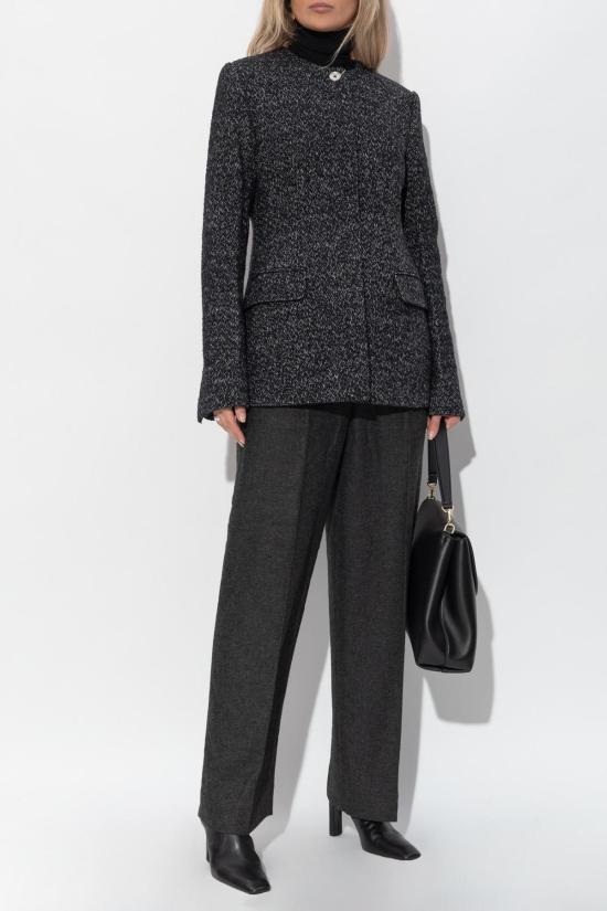  토템 수트 자켓 울 블레이저 블랙 - TOTEME