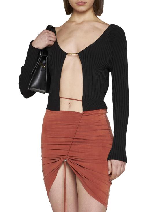  자크뮈스 가디건 르 마이유 프랄루 롱 카디건 블랙 - JACQUEMUS