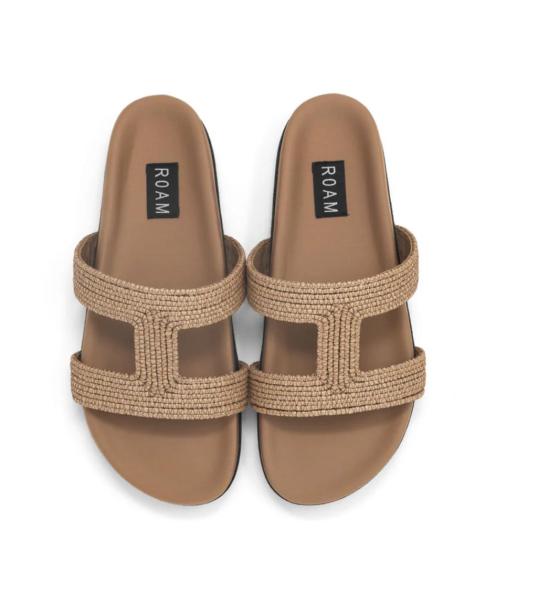  로암 샌들 래피 커프스 내추럴