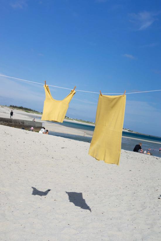  왈츠 미디 스커트 골지 니트  폴렌 - WALTZ