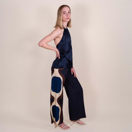  시위 블라우스 시유 리소스 세다 1184 탑 네이비 - SIYU