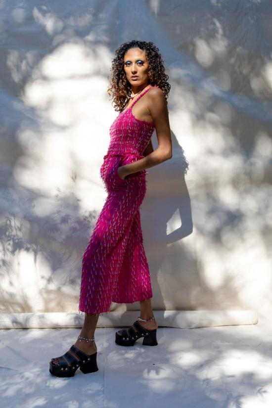  아바카시 점프수트 사라 스모크 점퍼 - ABACAXI