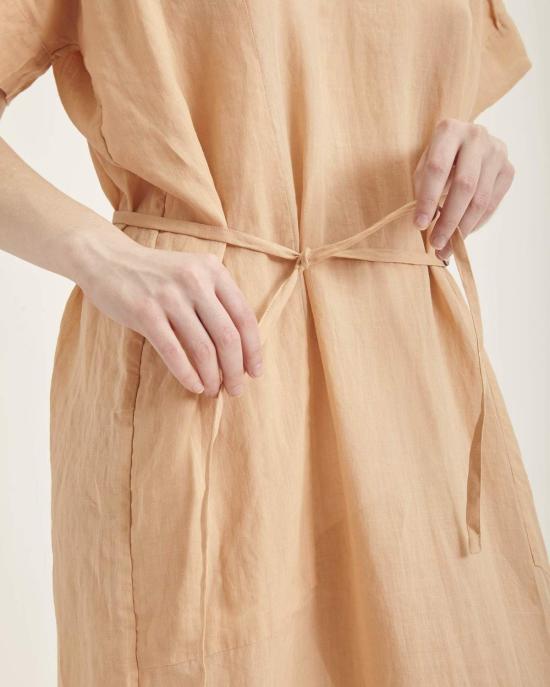  휴머노이드 롱 원피스 마법사 드레스 살구색 - HUMANOID