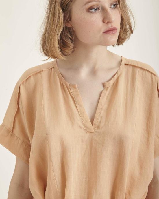  휴머노이드 롱 원피스 마법사 드레스 살구색 - HUMANOID