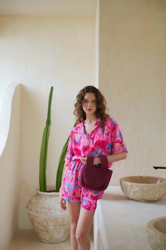  Pink Haley 블라우스 핑크 헤일리 플레이 라이브 샤인 앤 브라이트 트래블 매칭 세트 - PINK HALEY