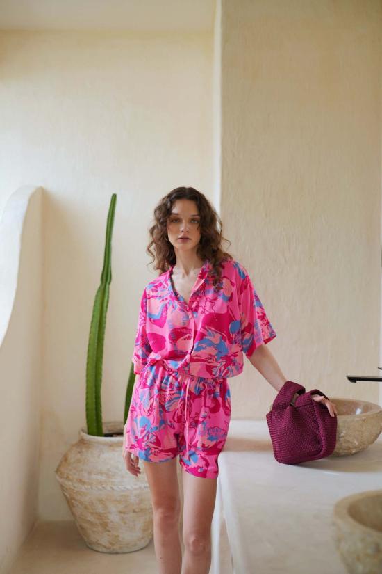  Pink Haley 블라우스 핑크 헤일리 플레이 라이브 샤인 앤 브라이트 트래블 매칭 세트 - PINK HALEY