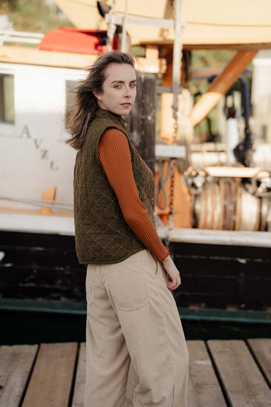  Conrado 스트레이트 팬츠 콘라도 린지 코듀로이 팬츠 크림 - OTHER BRANDS