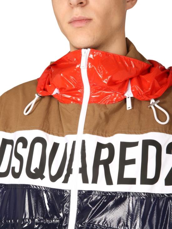  디스퀘어드2 봄버 자켓 Dsquared2 테크니컬 패브릭 봄버 재킷 멀티컬러 - DSQUARED2