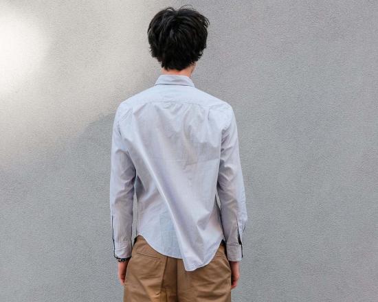  Steven Alan 긴팔 셔츠 스티븐 앨런 컬리지  펜슬 스트라이프 - OTHER BRANDS