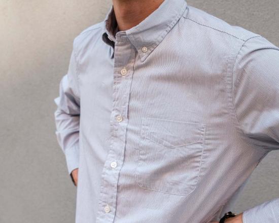  Steven Alan 긴팔 셔츠 스티븐 앨런 컬리지  펜슬 스트라이프 - OTHER BRANDS