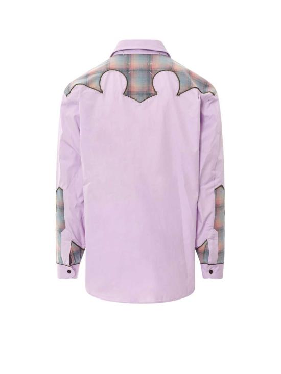  마르지엘라 셔츠 메종  긴팔 셔츠 (보라색) - MAISON MARGIELA