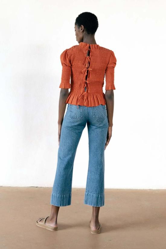  마리아 스탠리 블라우스 펀 리버서블 탑 얌 - MARIA STANLEY