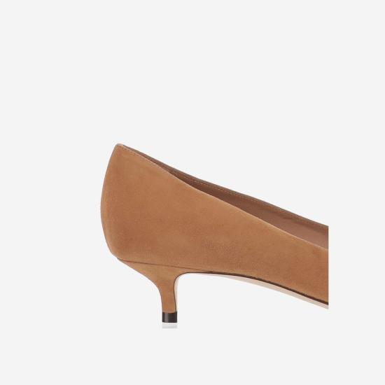  지미추 힐/펌프스 아멜리아 스웨이드 펌프스 베이지 - JIMMY CHOO