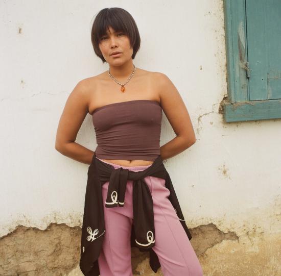  크레시오니 목걸이/팬던트 Crescioni Inez 목걸이 라벤더 - CRESCIONI