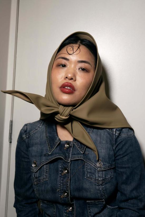  Hozen 머플러/스카프 호젠 바부슈카 스카프 토피