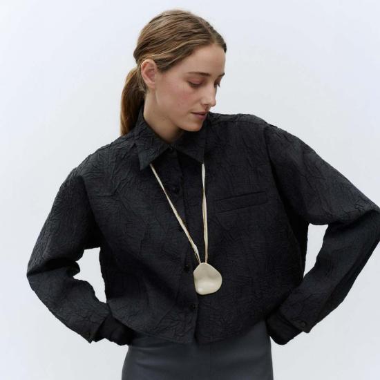  알리지 블라우스 알리시 A5223 블라우스 카본