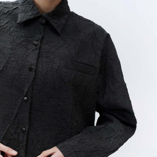  알리지 블라우스 알리시 A5223 블라우스 카본 - ALYSI