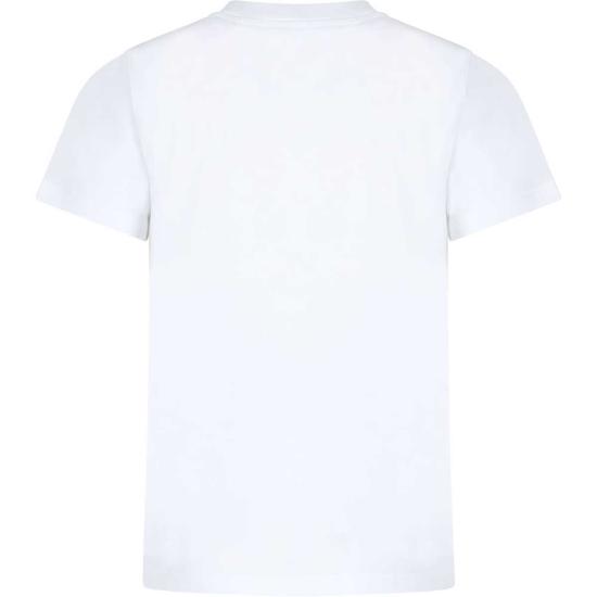  [키즈] 발망 트레이닝 상의 로고 아동용 티셔츠 (화이트) - BALMAIN