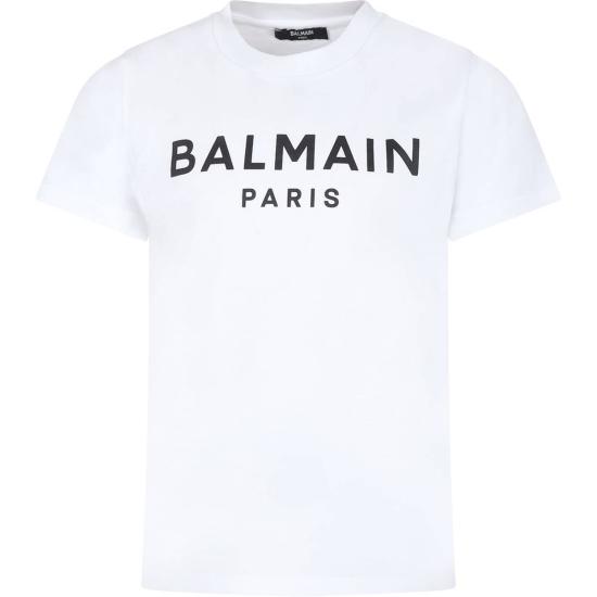  [키즈] 발망 트레이닝 상의 로고 아동용 티셔츠 (화이트)