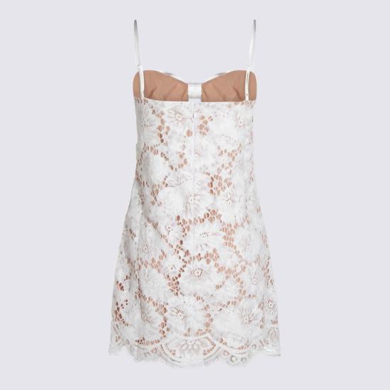  셀프 포트레이트 숏 원피스 미니 드레스 화이트 - SELF PORTRAIT