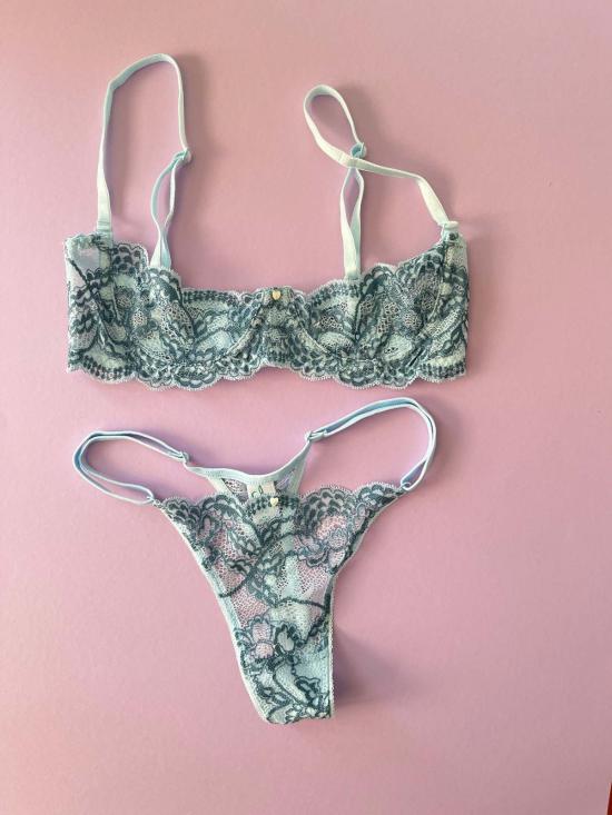  CLO 브라 Clo Fortuna Abierto 하프 컵  임페리얼 블루 - OTHER BRANDS