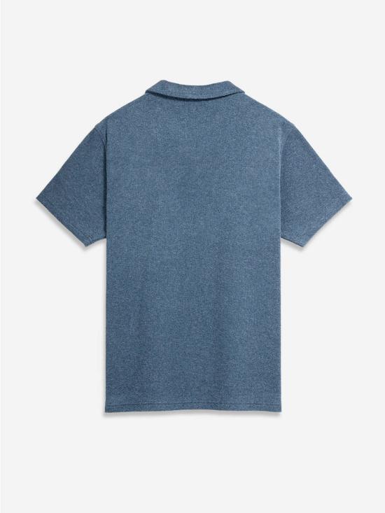  오엔에스 폴로 티셔츠 O.N.S 콜비 타월 폴로 오프 화이트 헤더 - O.N.S