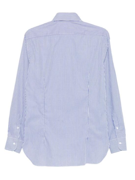  발바 긴팔 셔츠 바르바 나폴리 긴팔 셔츠 클리어 블루 - BARBA