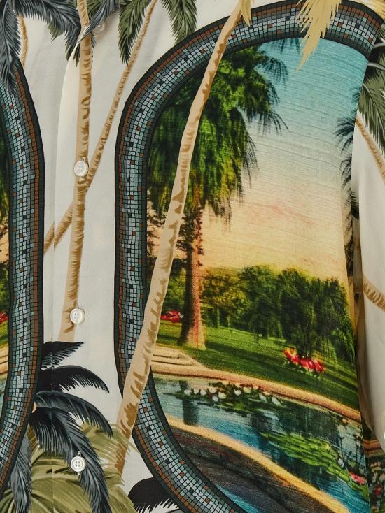  아미리 반팔 셔츠 파라다이스 볼링  멀티컬러 - AMIRI