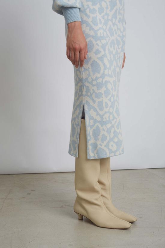  일레븐 식스 미디 스커트 엠마 튜브 스커트 추상적인 꽃무늬 - ELEVEN SIX